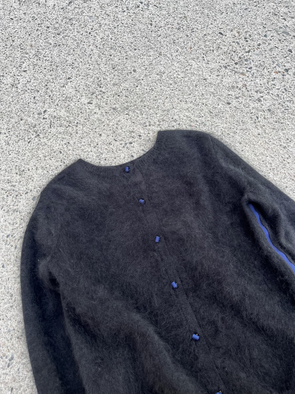 YOSHIO KUBO 앙고라 가디건 상품이미지3