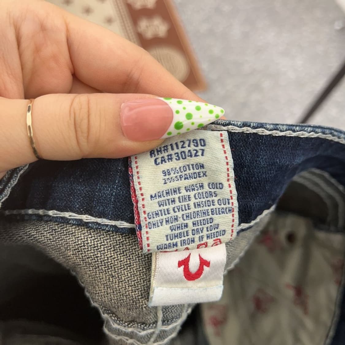 트루릴리전 조이빅티 올드스쿨 레트로 부츠컷 데님팬츠 25인치 C09027 상품이미지8