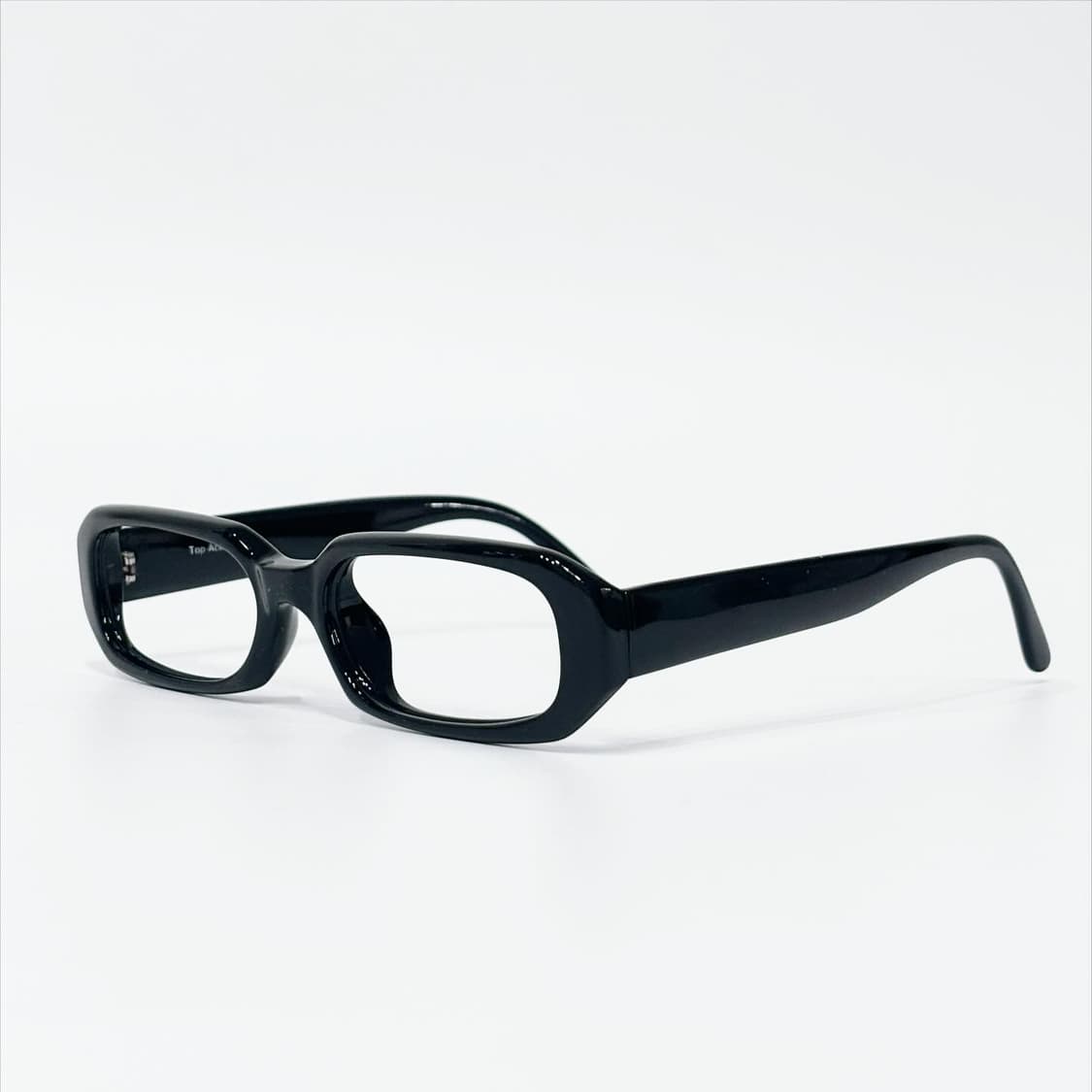 블랙 볼드 스퀘어 뿔테 데드스탁 빈티지안경 상품이미지2