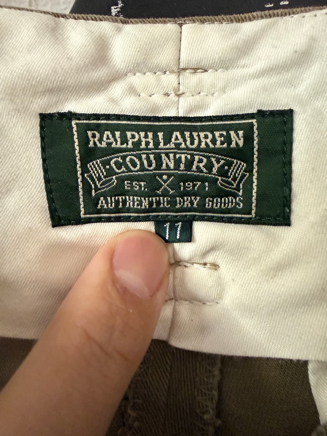 80-90s Ralph Lauren Country  투턱 팬츠  상품이미지8