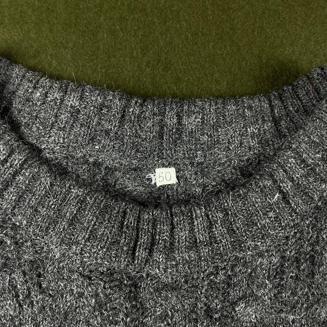 (ITALY) 빈티지 알파카 혼방 빈티지 니트 (실측확인) 상품이미지2