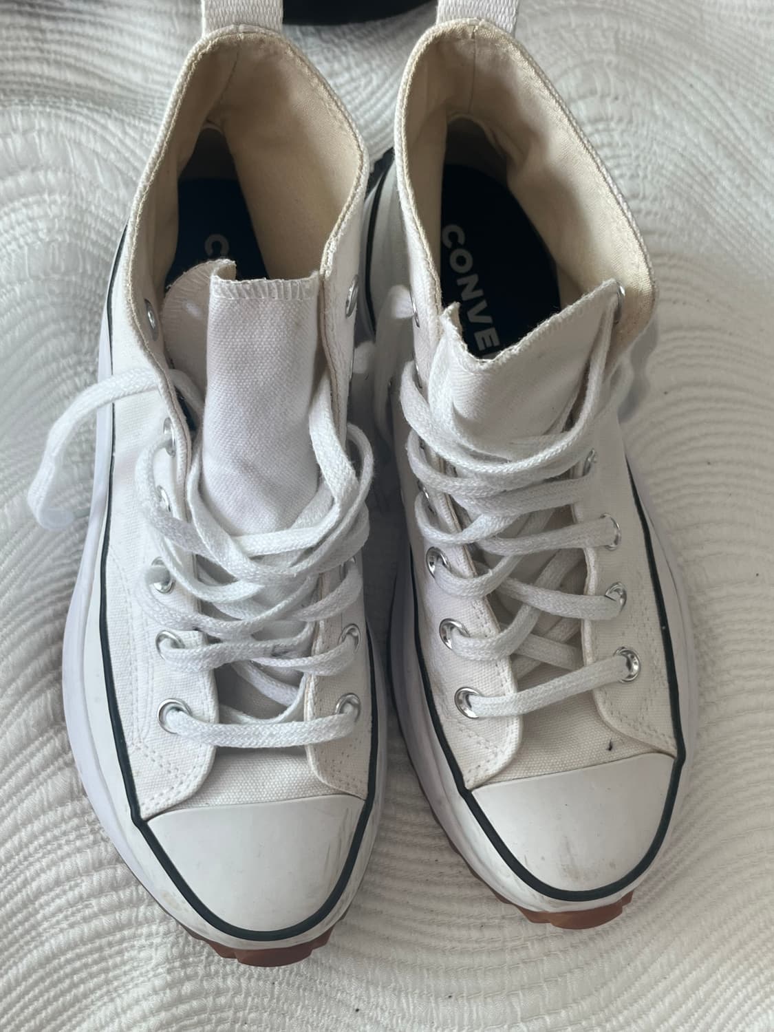 컨버스 런스타 하이크 흰색 상품이미지1