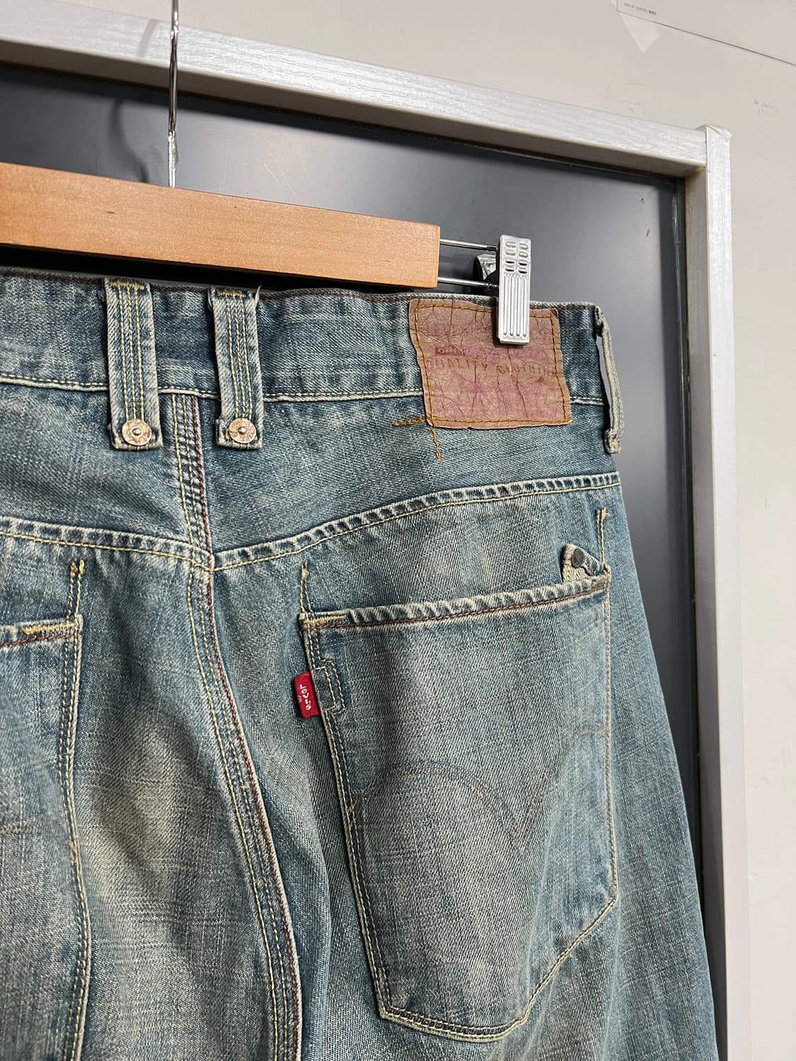 00s Levis 리바이스 701 스트레이트핏 데님 팬츠 상품이미지2