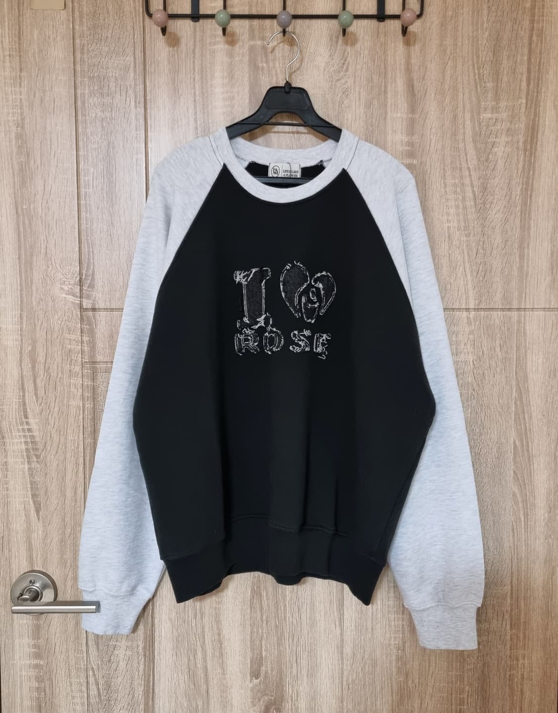 해비즘 배색 맨투맨  상품이미지2