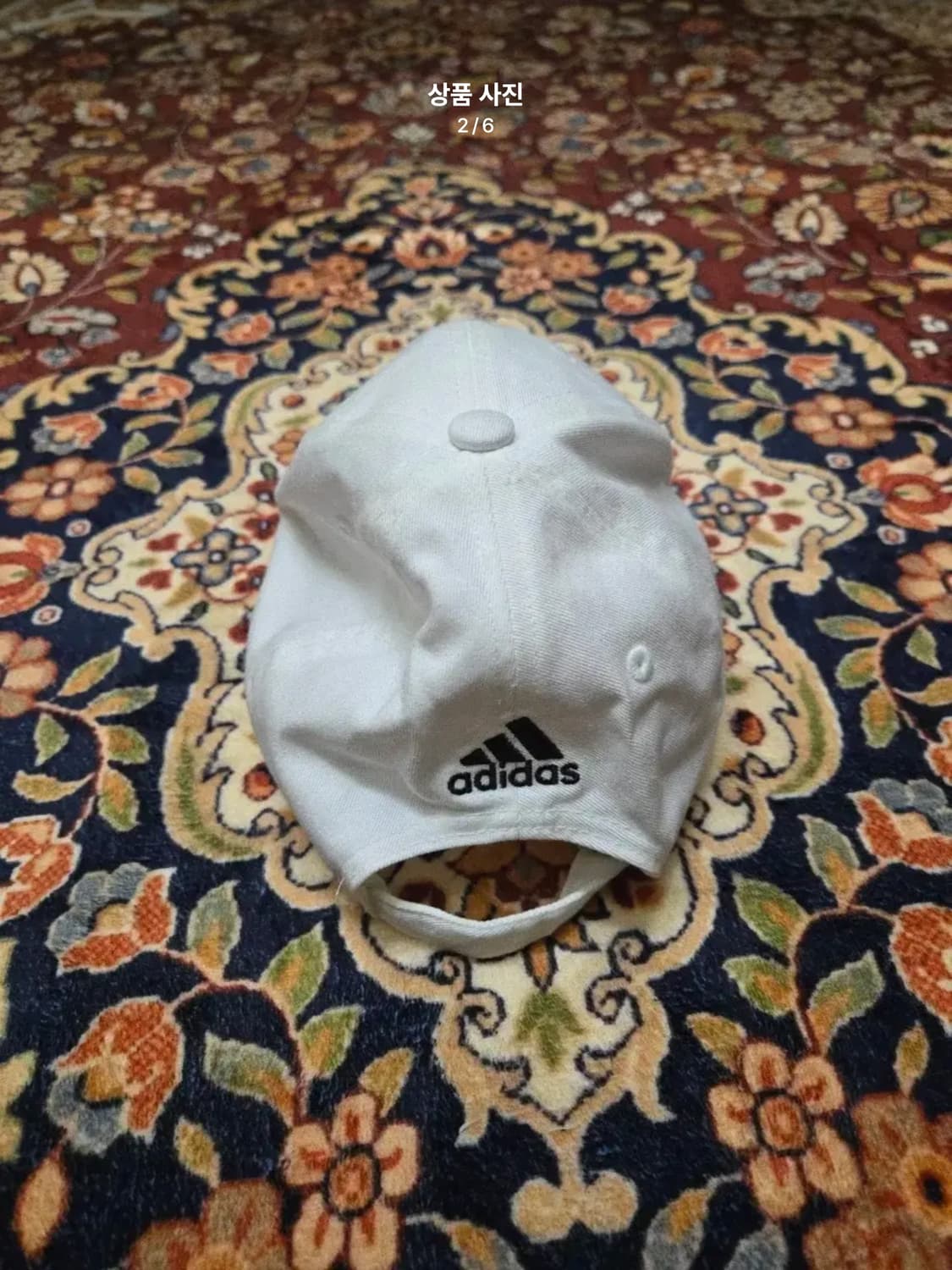 아디다스 레알 마드리드 삼선 볼캡 / 화이트 상품이미지2