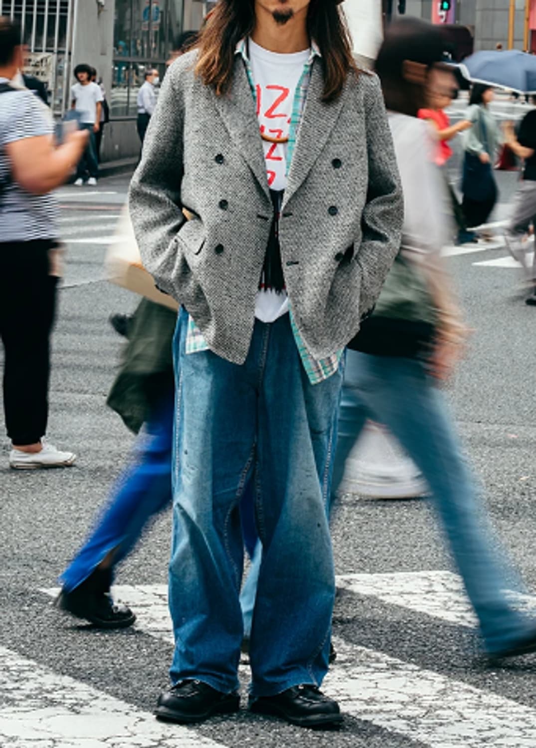 3) 블럼스 ROOTSTOCK 23AW 트위드 더블 자켓 블레이저 상품이미지8