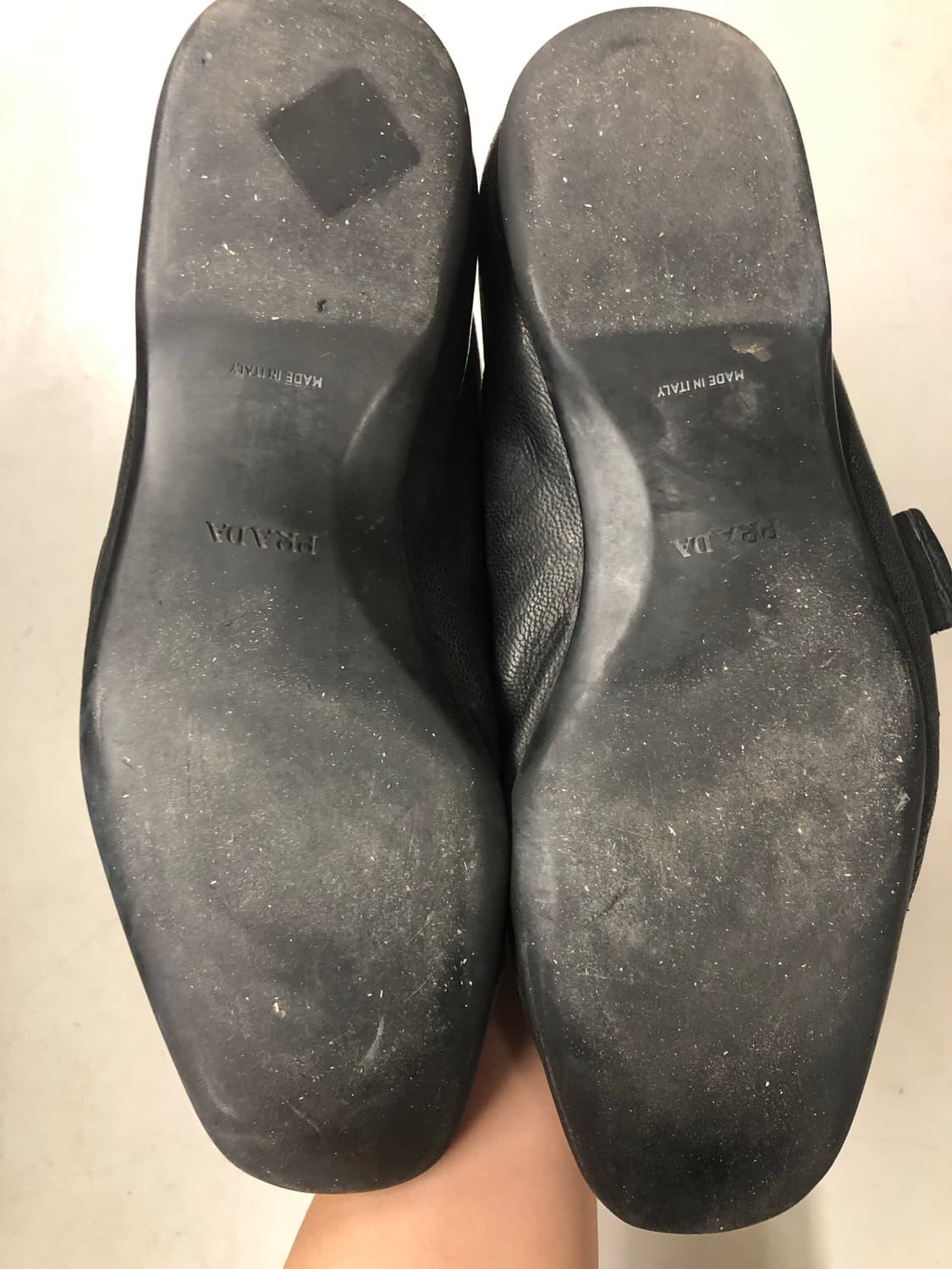 Prada 플랫 버클 로퍼 uk7 상품이미지5