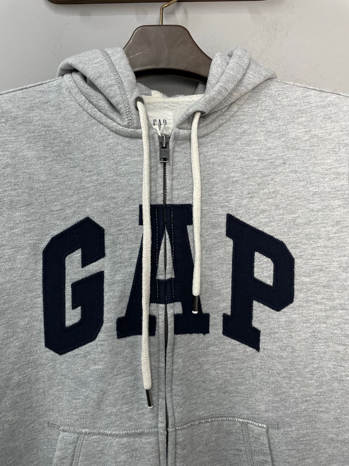 갭 로고 그레이 후드집업 H2371 상품이미지3