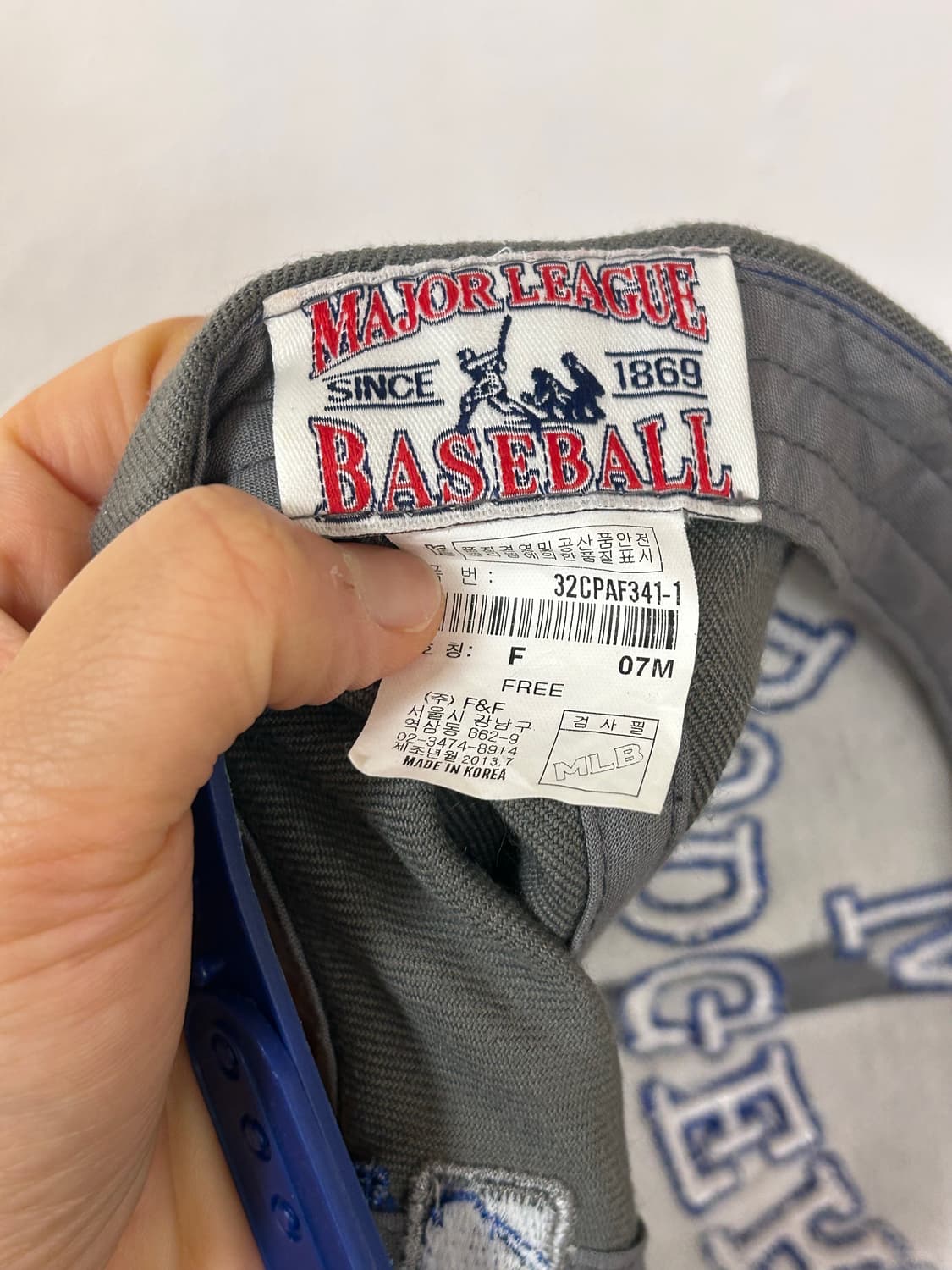 MLB LA 다저스 그레이/블루 스냅백 상품이미지7