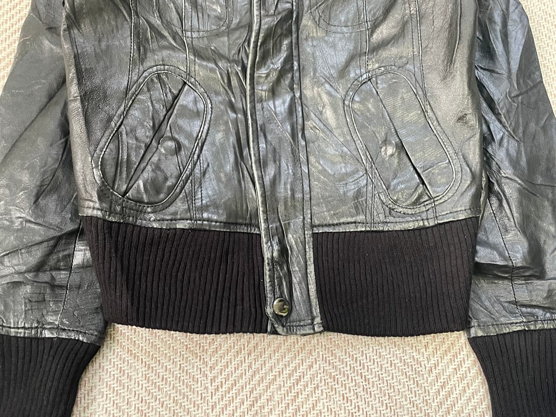 빈티지 양가죽 레더 자켓 J03614 상품이미지3