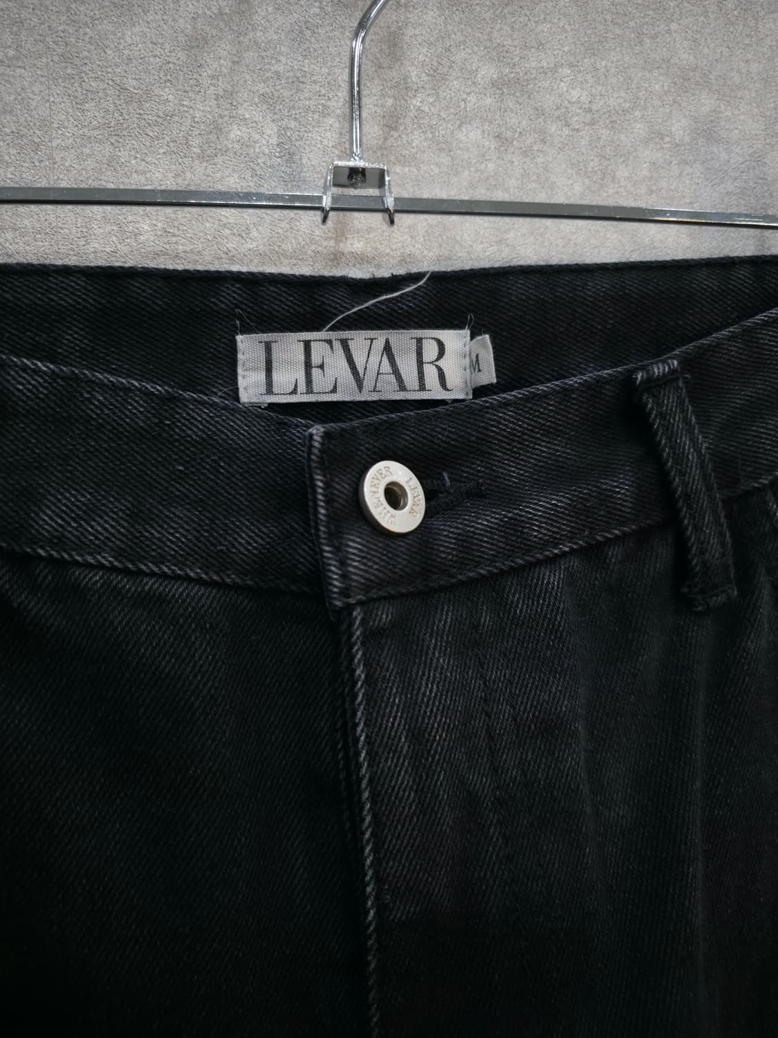 르바 LEVAR 블랙 부츠컷 데님 팬츠 상품이미지6