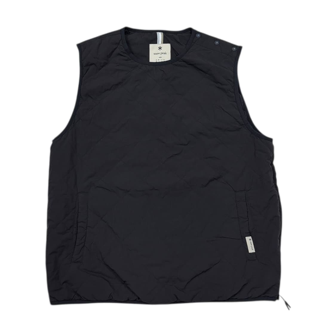 스노우피크 캠픽 썬그립 패딩 베스트 조끼 블랙 XL 105 상품이미지1