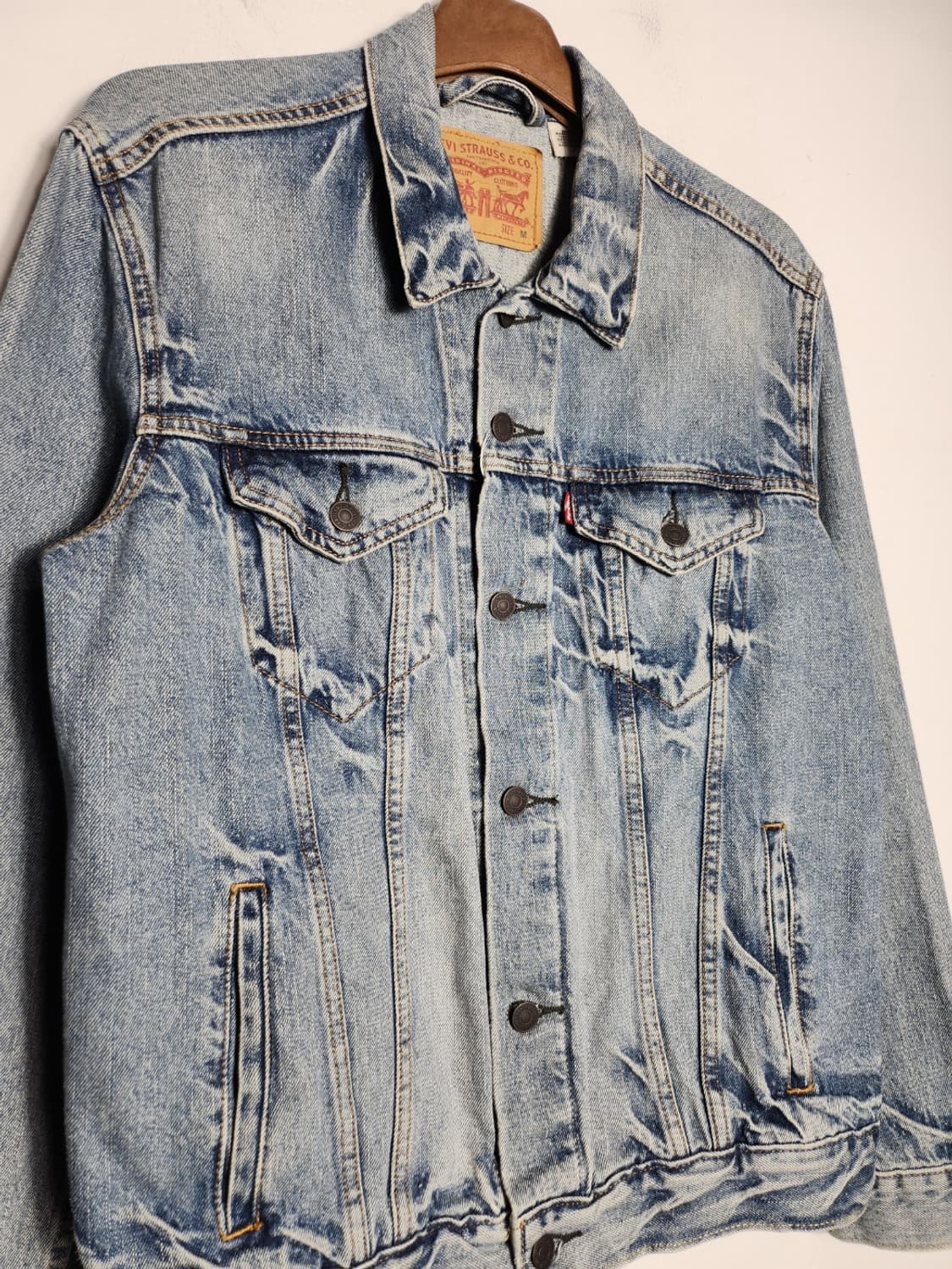 리바이스 워싱 데님 트러커 자켓 상품이미지3