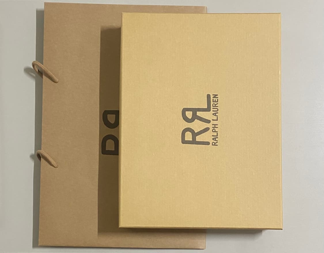 rrl 더블알엘 기프트 박스, 포장 박스 + 쇼핑백 + 파우치 상품이미지1