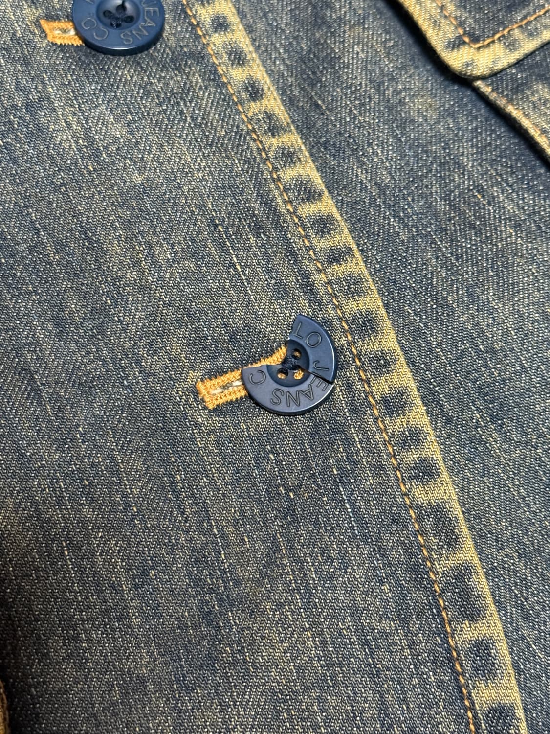 폴로진스컴퍼니 투버튼 데님 블레이저 상품이미지7