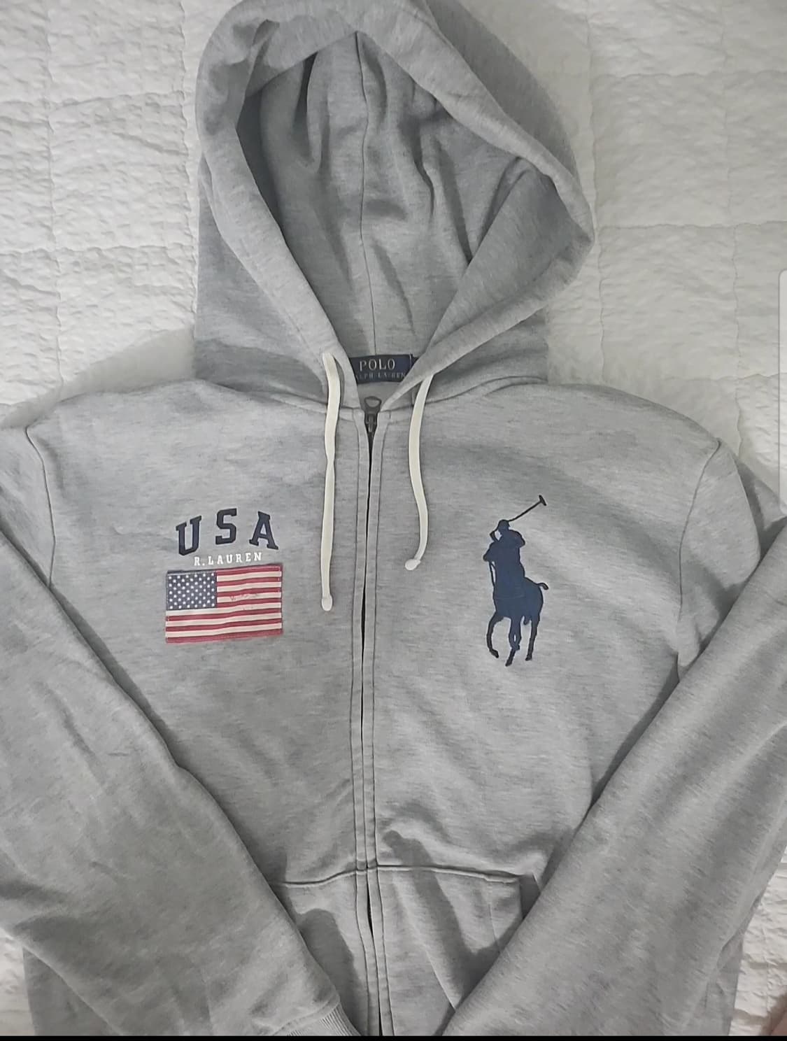 폴로 빅포니 성조기 후드집업  상품이미지1