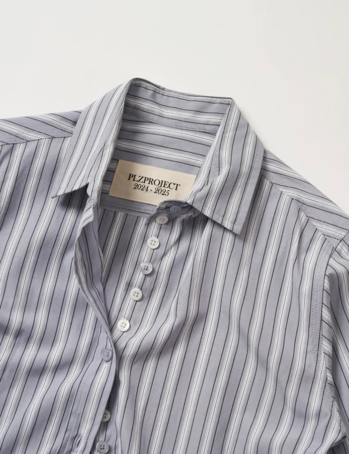 플리즈프로젝트 button stripe shirt 상품이미지5