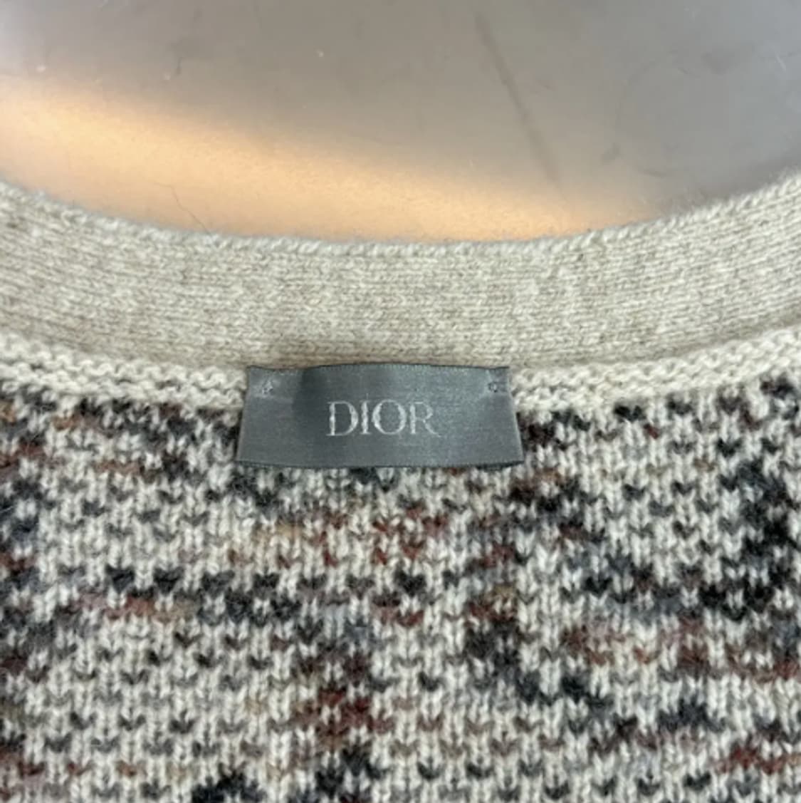 DIOR 오블리크 니트 가디건 베이지 XXL 상품이미지2