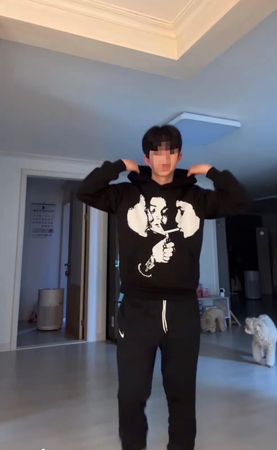 임채윤 빈티지 후드티 상품이미지1