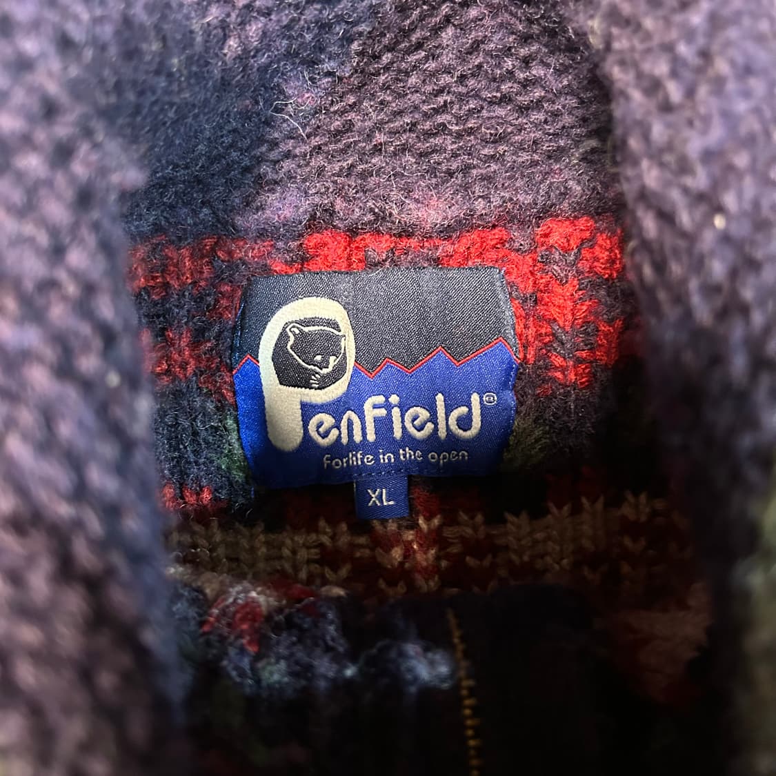 [L] 펜필드 코위찬 니트 집업 자켓 상품이미지5