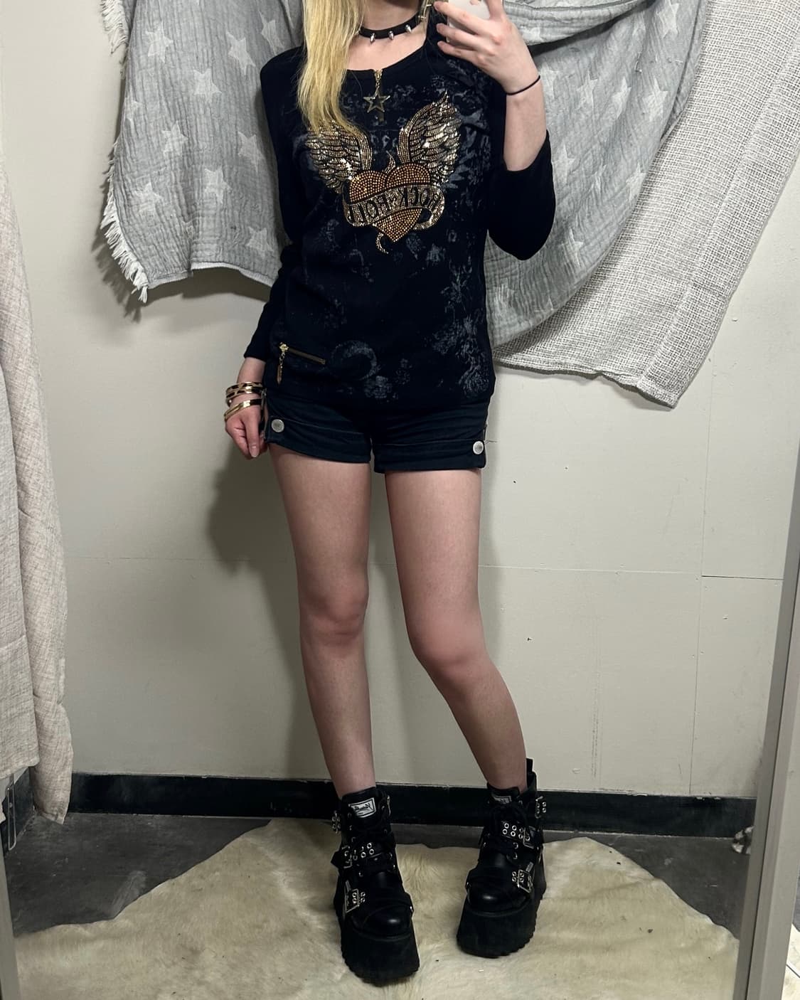 gal glitter wings hoodie 상품이미지2