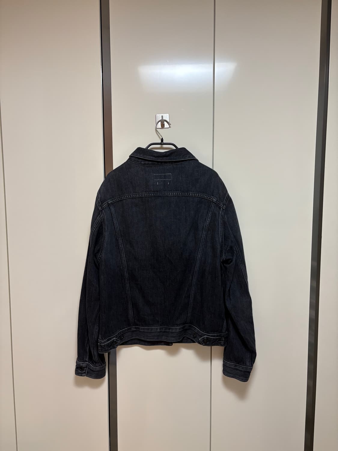 Ragnbone 비이커 랙앤본 흑청 오버사이즈 트러커 데님 자켓 상품이미지4