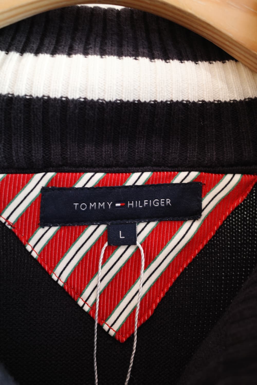 TOMMY HILFIGER 타미힐피거 반집업 니트 상품이미지3