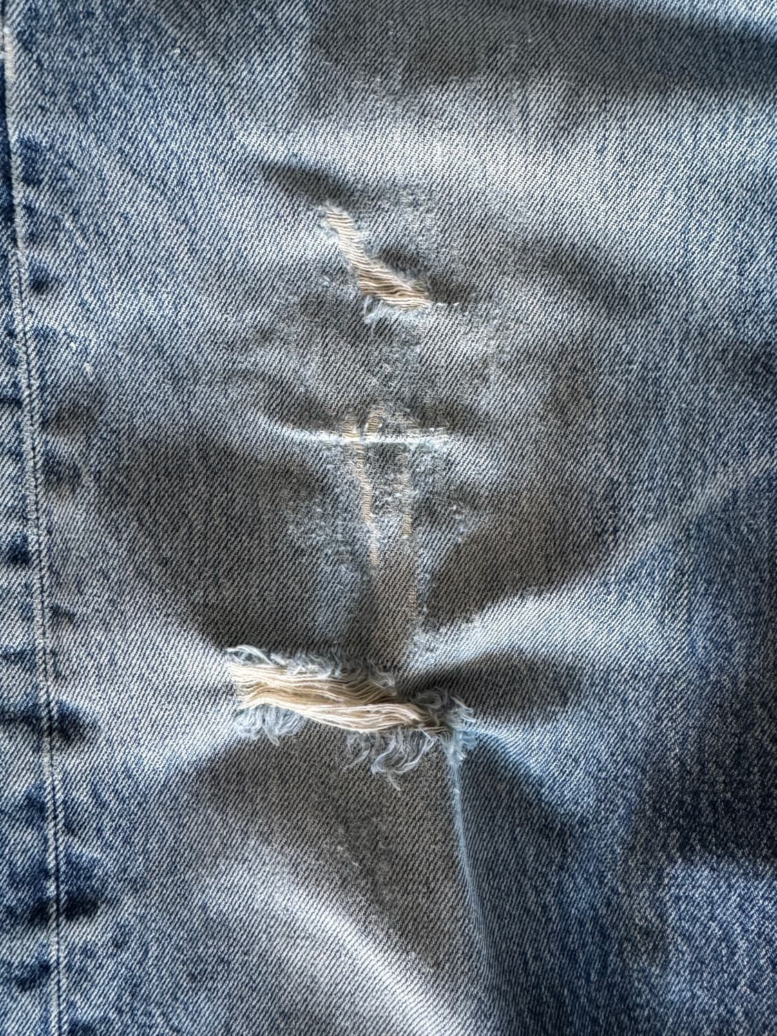 120$ Vintage levis 501 distressed 38X30 상품이미지4