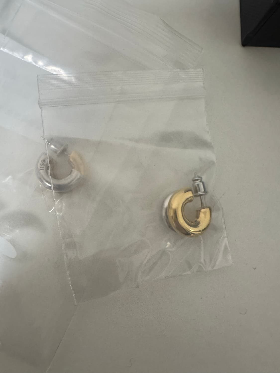 에스실 2 line hoops 스몰사이즈 콤비 상품이미지7