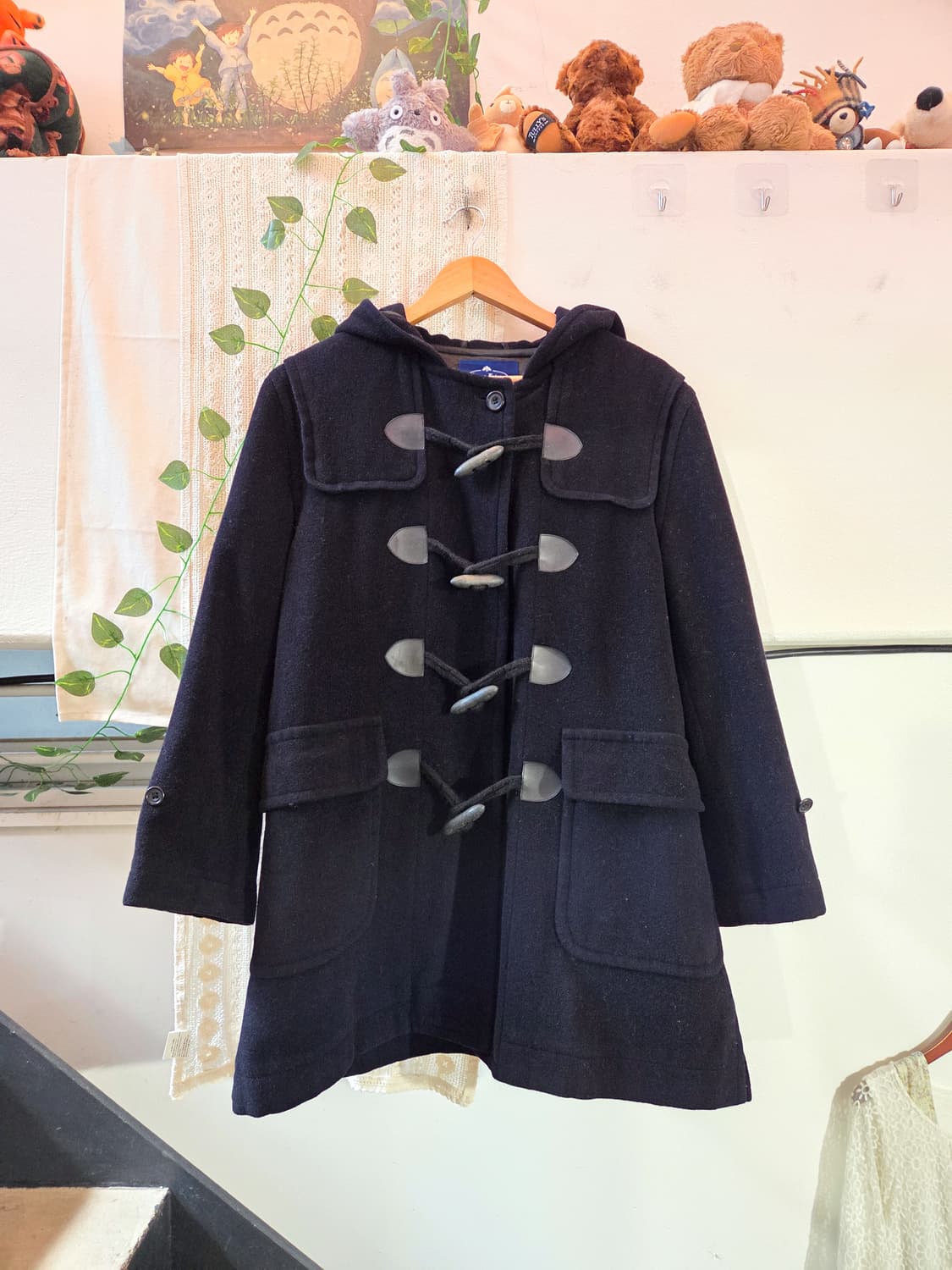 딥네이비 더플 울 코트 상품이미지1