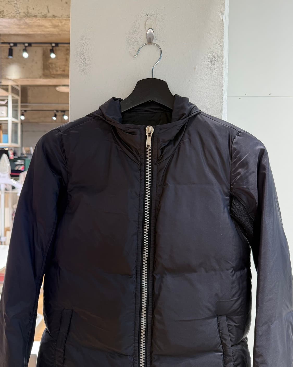 릭 오웬스 블랙 구스다운 후디 패딩  상품이미지3