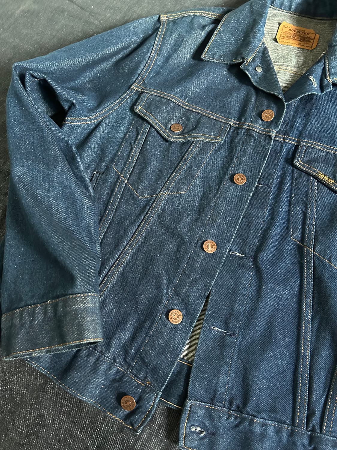 8~90s Sears Roebucks 데님자켓 Made in USA 상품이미지6