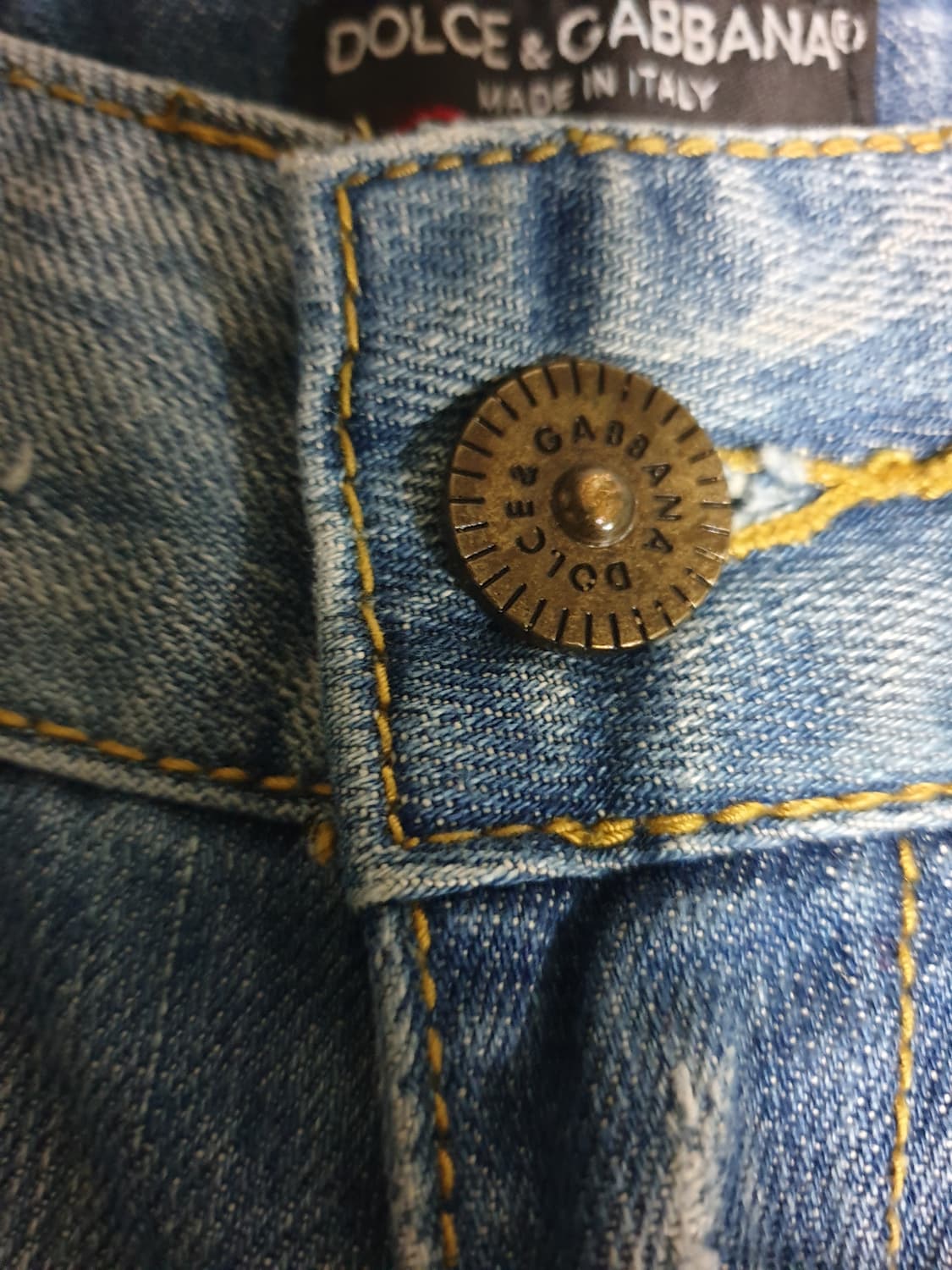 돌체앤가바나 이띠에르SPA 빈티지워싱 데님팬츠 (28) 상품이미지4