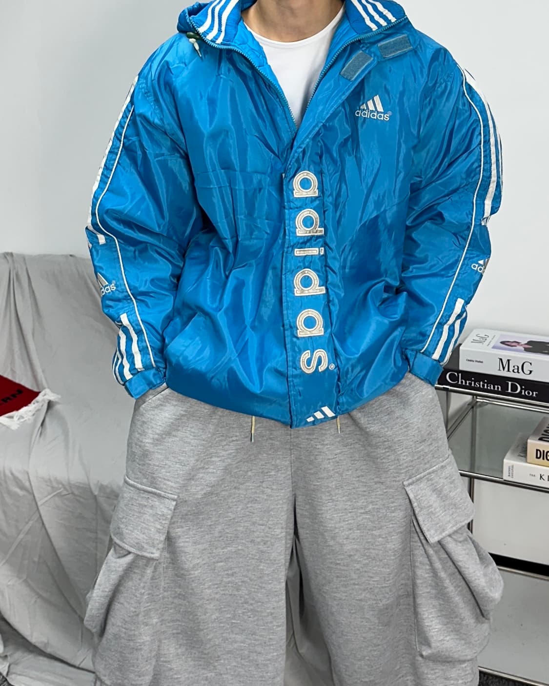아디다스 00s 스카이 롱패딩 점퍼 100 상품이미지1