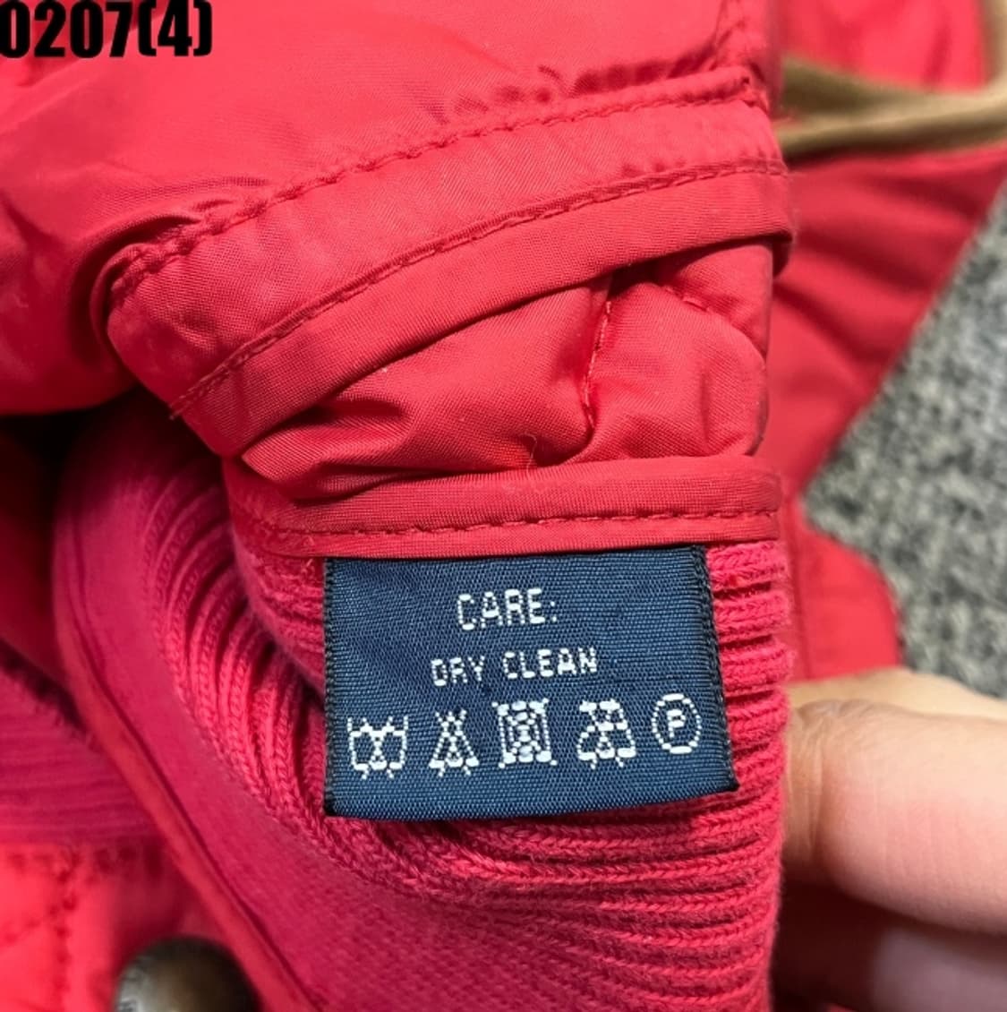 [L] 폴로 랄프로렌 레드 퀼팅 조끼 베스트 0207(3) 상품이미지4