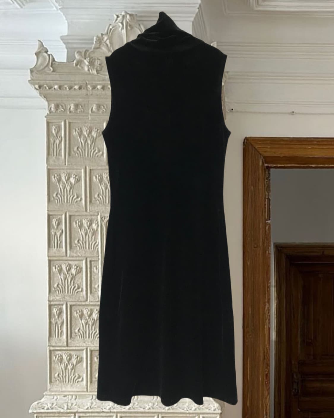 vintage velvet shirring one-piece 상품이미지8