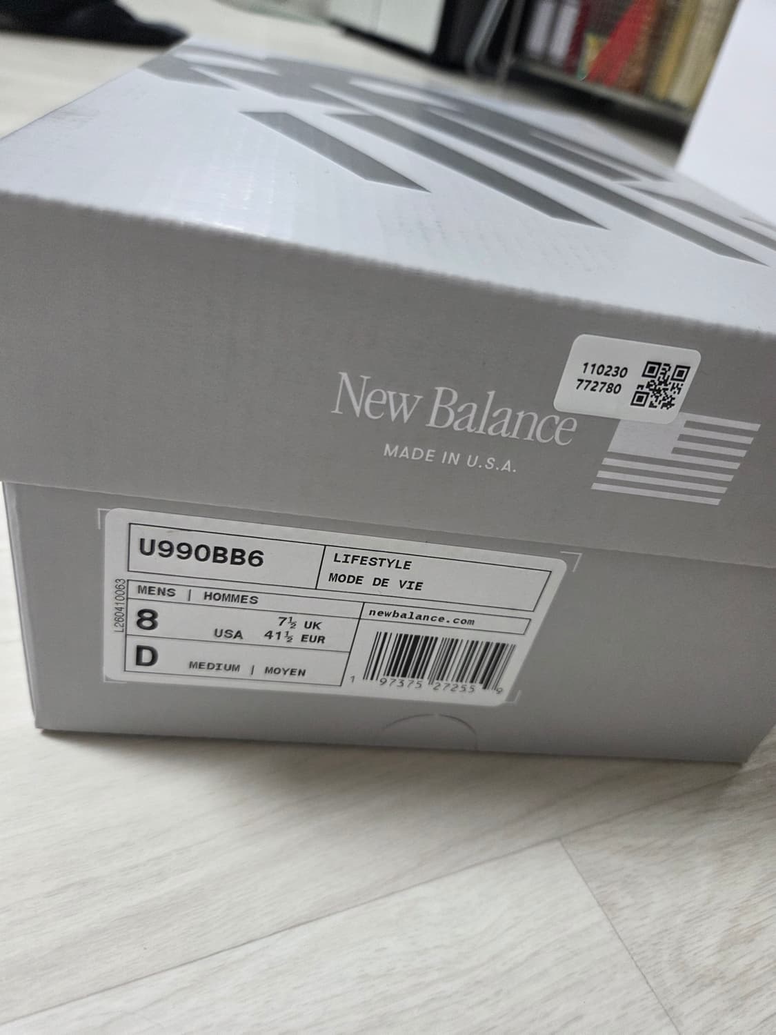 뉴발란스 990v6 트리플블랙 상품이미지5