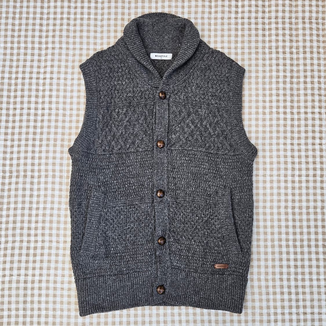 빈폴 숄카라 울 베스트 조끼 남자100 상품이미지1