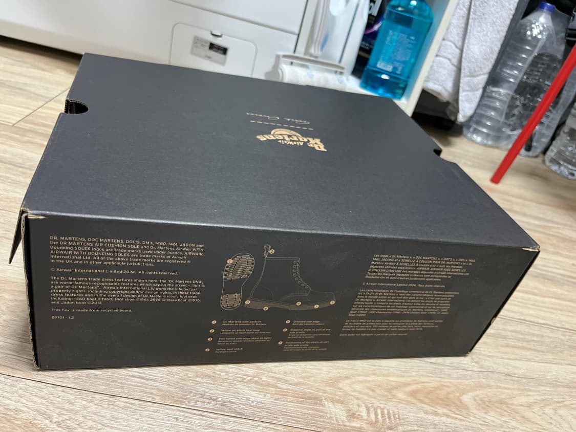 릭오웬스 닥터마틴 메가레이스 쿼드솔 270 uk8 상품이미지10