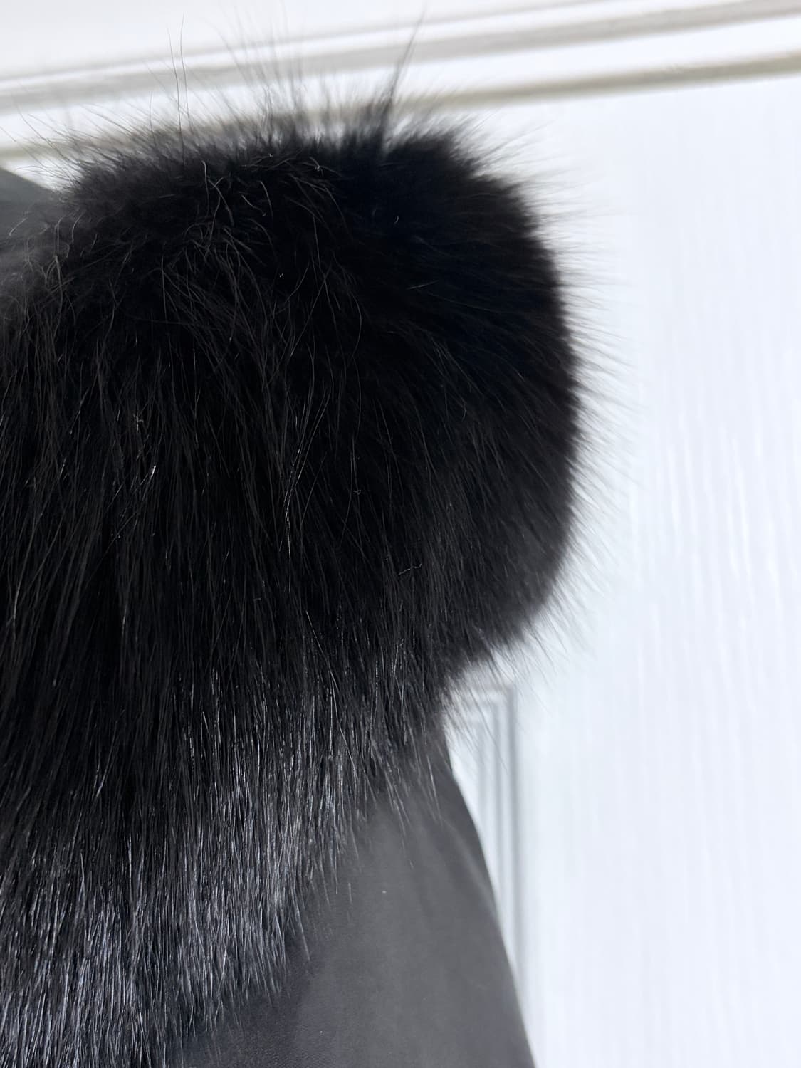 다바걸 리얼 폭스퍼 덕다운 롱패딩 상품이미지2