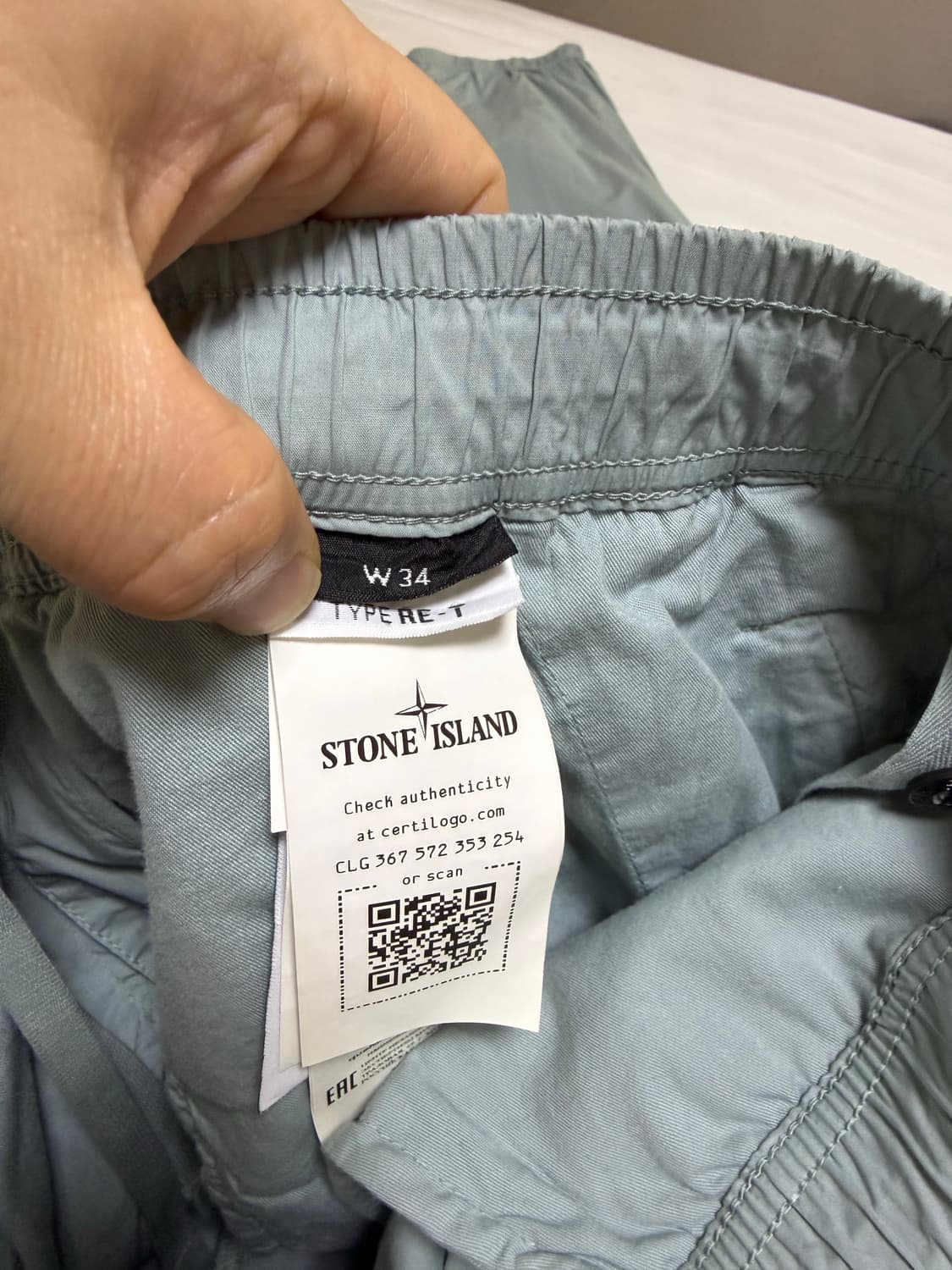 스톤아일랜드 조거팬츠 W34 상품이미지3