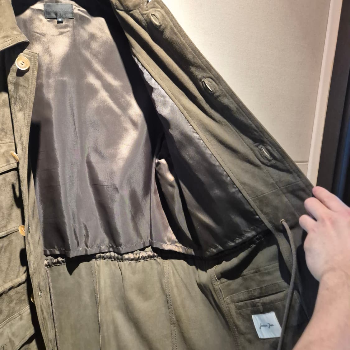 [52]사르토리아준x팔러 스웨이드 사파리/ 링자켓  라르디니 맨온더분 상품이미지10