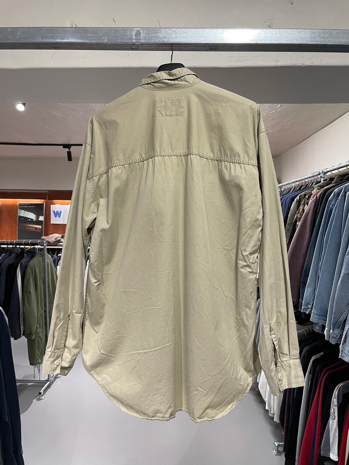 리바이스 코튼 투포켓 셔츠 (bage) 상품이미지4