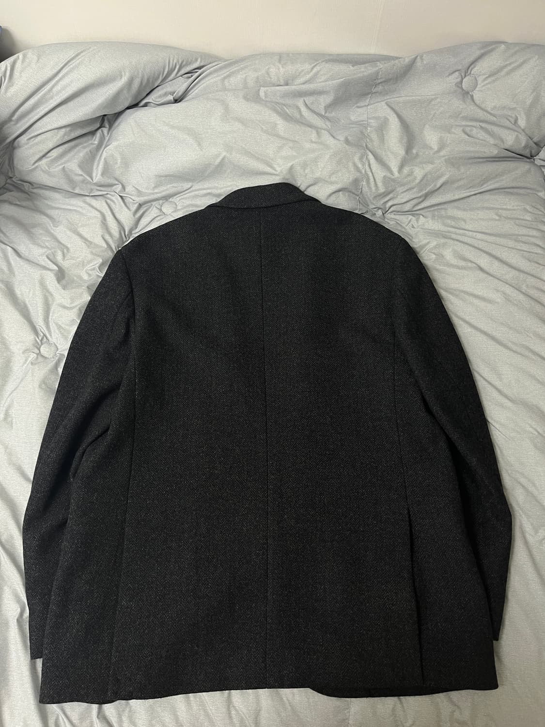 (새상품) TNGT / 25FW 울 헤링본 자켓 다크그레이 / 105 상품이미지3