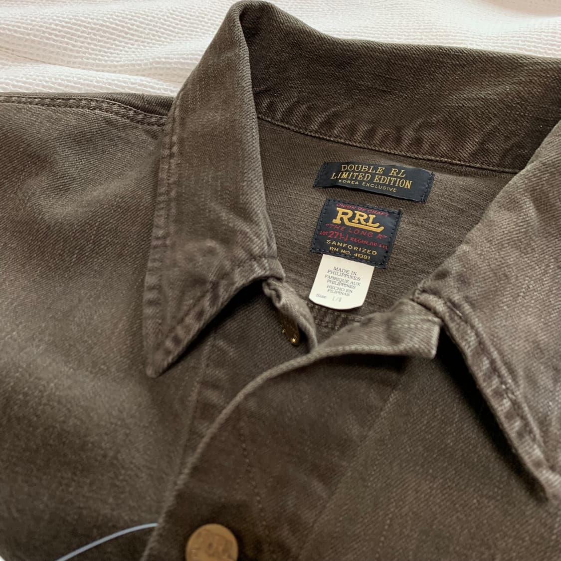 RRL 더블알엘 lot271 코리아 익스틀루시브 지쟌 L 상품이미지2