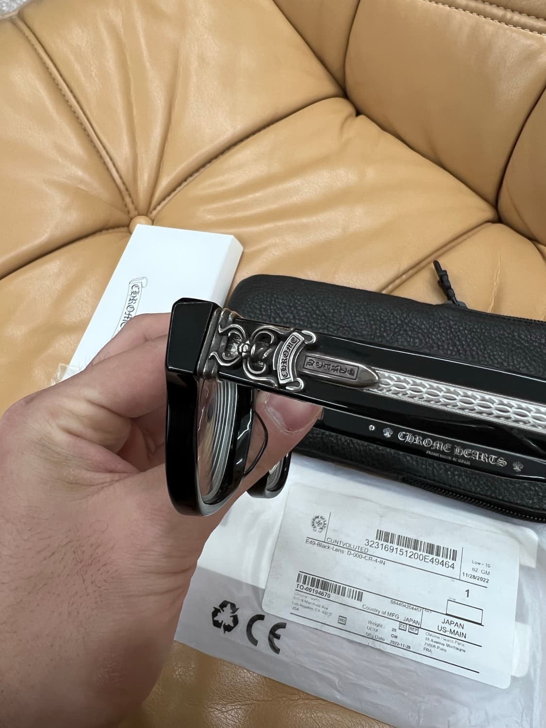 크롬하츠 컨볼루티드 블랙 실버 풀구성 상품이미지2