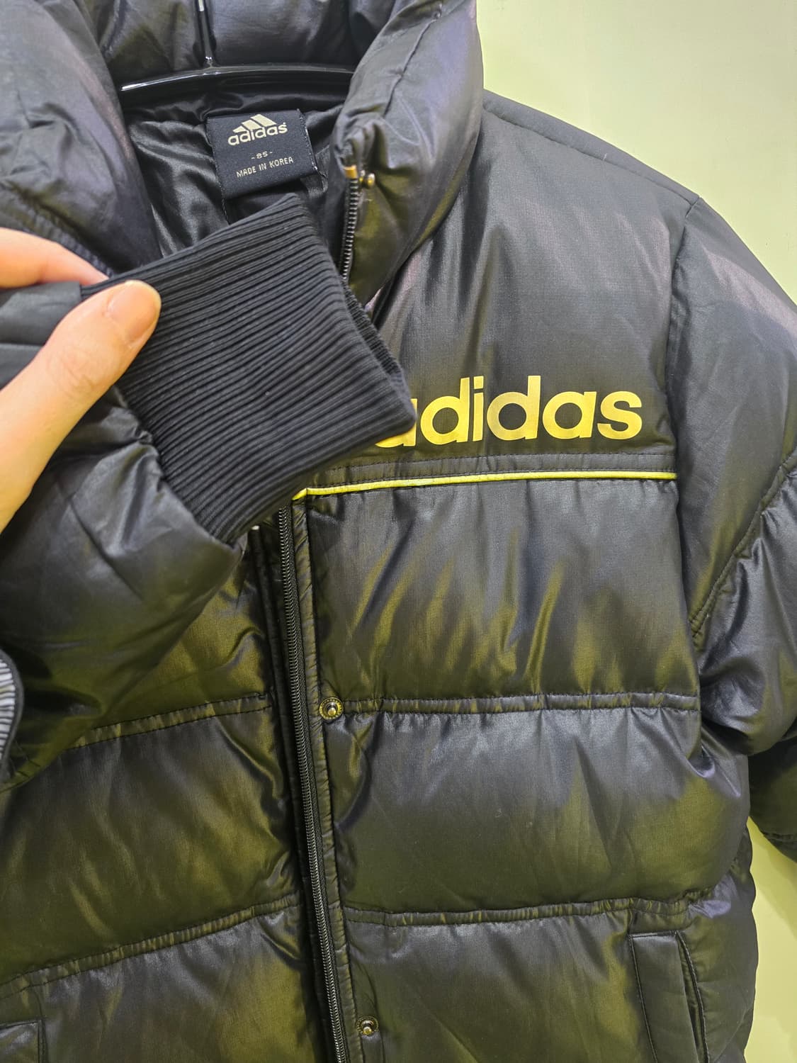 빈티지 아디다스 빅로고 패딩 점퍼 상품이미지4
