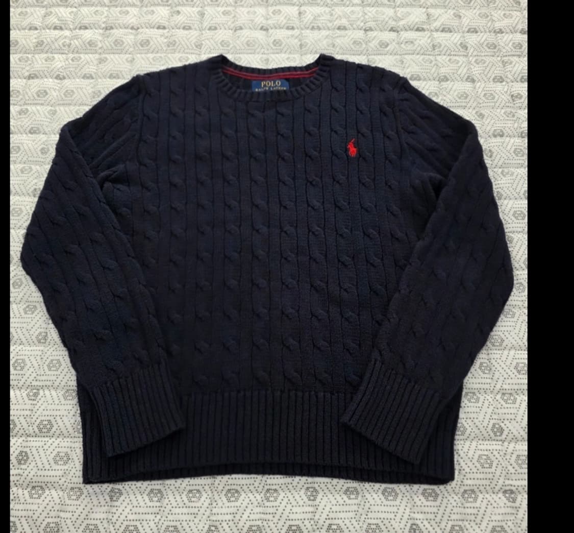 폴로 랄프로렌 꽈배기 니트 ~55 상품이미지1