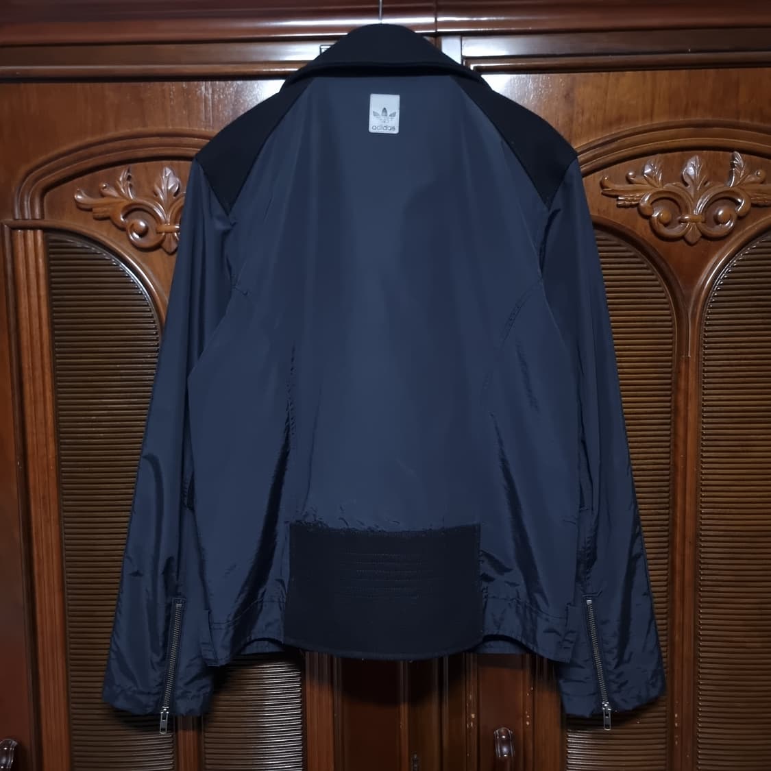 [Adidas X Vespa] 아디다스X베스파 나일론 라이더 자켓 블랙 상품이미지3