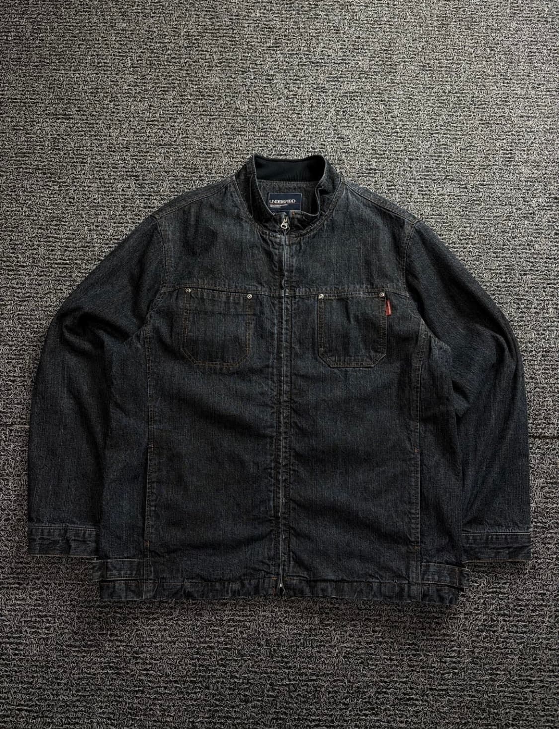 언더우드 오리지날 아메카지 데님 바이커 자켓 1563 상품이미지2